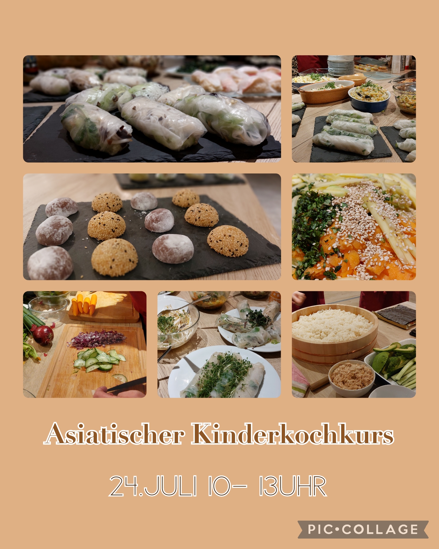 Asiatischer Kinderkochkurs
